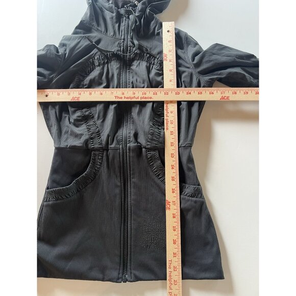 Lululemon Dance Studio black reversible jacket 6 hoodie yoga athleisure - Picture 7 of 10
